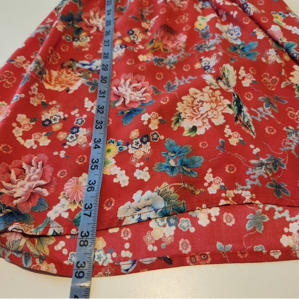 Le Fee Maraboutee Women's Floral Retro Boho Mini Dress - Picture 6 of 11